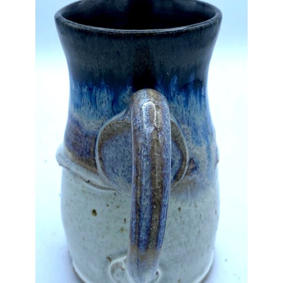 Hand Made Pottery Coffee Mug Designer Signed by Artist - Picture 3 of 6